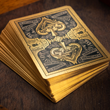 The Parlour Royale Legacy Gold Gilded Playing Cards