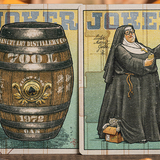 Odd Fellows Sister Merry Gorda Playing Cards