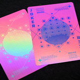 Moon Pink Holo Playing Cards
