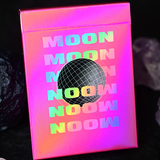 Moon Pink Holo Playing Cards