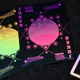 Moon Black Holo Playing Cards