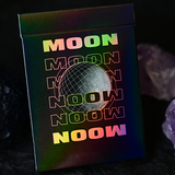 Moon Black Holo Playing Cards