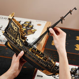 Seahorse Barque DIY Mechanical Puzzle Kit