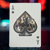 Biker Dogs Playing Cards