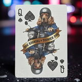 Biker Dogs Playing Cards