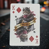 [IMPERFECT] Biker Cats Playing Cards