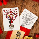 New Year Playing Cards