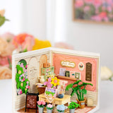 Super Creator Fresh Flower Shop DIY Miniature House