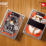 Sushi Cat Foil and Gilded Playing Cards