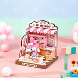 Super Creator Sanrio My Melody's Strawberry Cake Shop DIY Miniature House