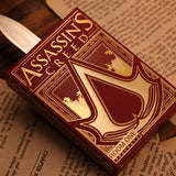 Assassin's Creed Legacy v2 Hidden Blade Garnet Edition Playing Cards