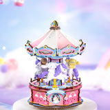 Music Dreamer Sanrio Cinnamoroll Dreamy Unicorn Carousel DIY Music Box