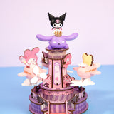 Music Dreamer Sanrio Kuromi & My Melody Soaring Airplane DIY Music Box