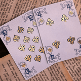 Andersen's Fairy Tales Signature Edition Blue Gilded Playing Cards
