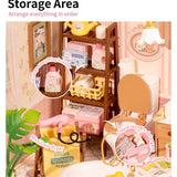 Super Creator Pop Bubble Bathroom DIY Miniature House Puzzle Kit