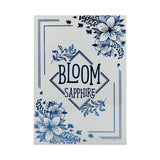 Bloom Sapphire Playing Cards