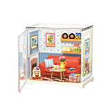 Super Creator Country Blue Lounge Mini DIY Miniature House