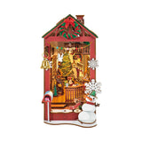 Christmas Indoor Scene Book Nook DIY Puzzle Kit