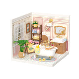 Super Creator Pop Bubble Bathroom DIY Miniature House Puzzle Kit