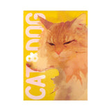 Cat and Dog Playing Cards