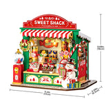 Super Creator Christmas Candy Stand DIY Miniature House