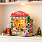 Super Creator Christmas Candy Stand DIY Miniature House