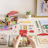 Super Creator Christmas Candy Stand DIY Miniature House