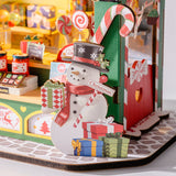 Super Creator Christmas Candy Stand DIY Miniature House