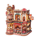 Dream Coffee Factory Music Box DIY Mechanical Puzzle