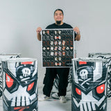 Bicycle Quiccs Ghost White Uncut Sheet and Playing Cards Set