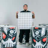 Bicycle Quiccs Ghost White Uncut Sheet and Playing Cards Set