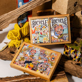 Bicycle Reen Barrera Muscle Land Collector's Set Playing Cards