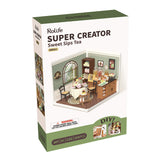 Super Creator Sweet Sips Tea DIY Miniature House