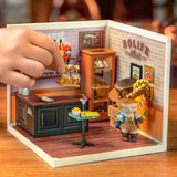 Super Creator Leisurely Cheers Bar DIY Miniature House