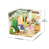 Super Creator Blooming Tea Garden DIY Miniature House