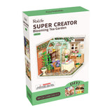 Super Creator Blooming Tea Garden DIY Miniature House