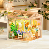 Super Creator Blooming Tea Garden DIY Miniature House