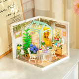 Super Creator Blooming Tea Garden DIY Miniature House