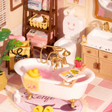 Pop Bubble Bathroom DIY Miniature House Puzzle Kit