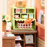 Super Creator Fresh Flower Shop DIY Miniature House