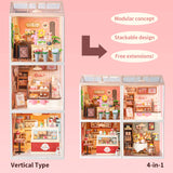 Super Creator Tasty Cake Shop DIY Miniature House