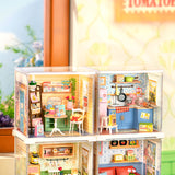 Super Creator Country Blue Lounge Mini DIY Miniature House