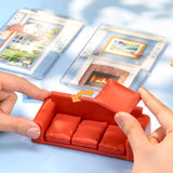 Super Creator Country Blue Lounge Mini DIY Miniature House