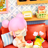 Super Creator Country Blue Lounge Mini DIY Miniature House