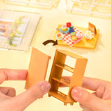 Super Creator Floral Dining Room Mini DIY Miniature House
