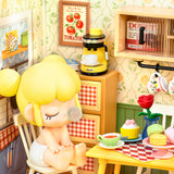 Super Creator Floral Dining Room Mini DIY Miniature House