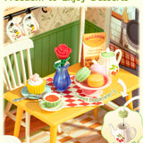 Super Creator Floral Dining Room Mini DIY Miniature House