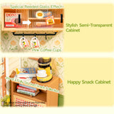 Super Creator Floral Dining Room Mini DIY Miniature House