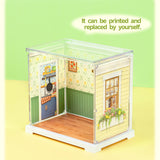 Super Creator Floral Dining Room Mini DIY Miniature House