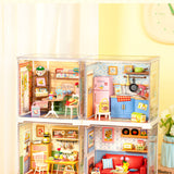 Super Creator Floral Dining Room Mini DIY Miniature House